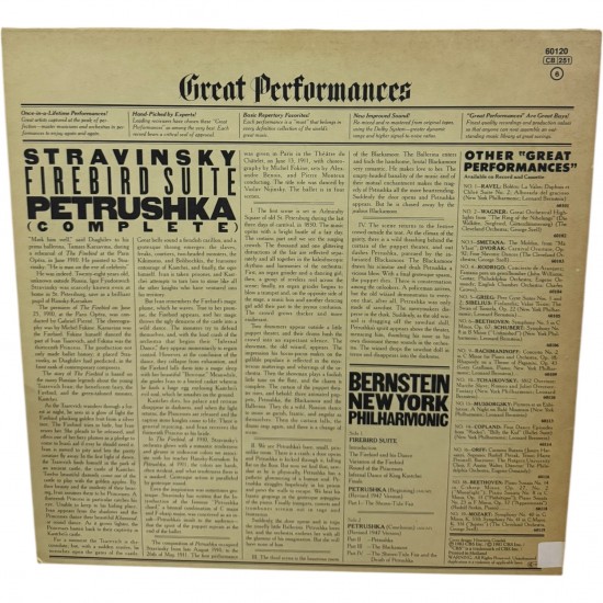 Igor Stravinsky, New York Philharmonic, Leonard Bernstein - Feuervogel (Suite) - Petrushka