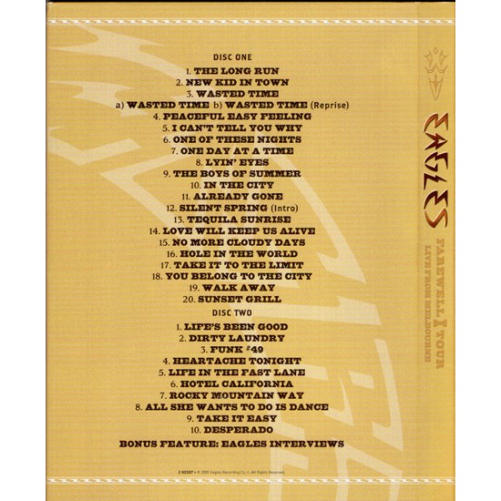 Eagles – Farewell 1 Tour - Live From Melbourne