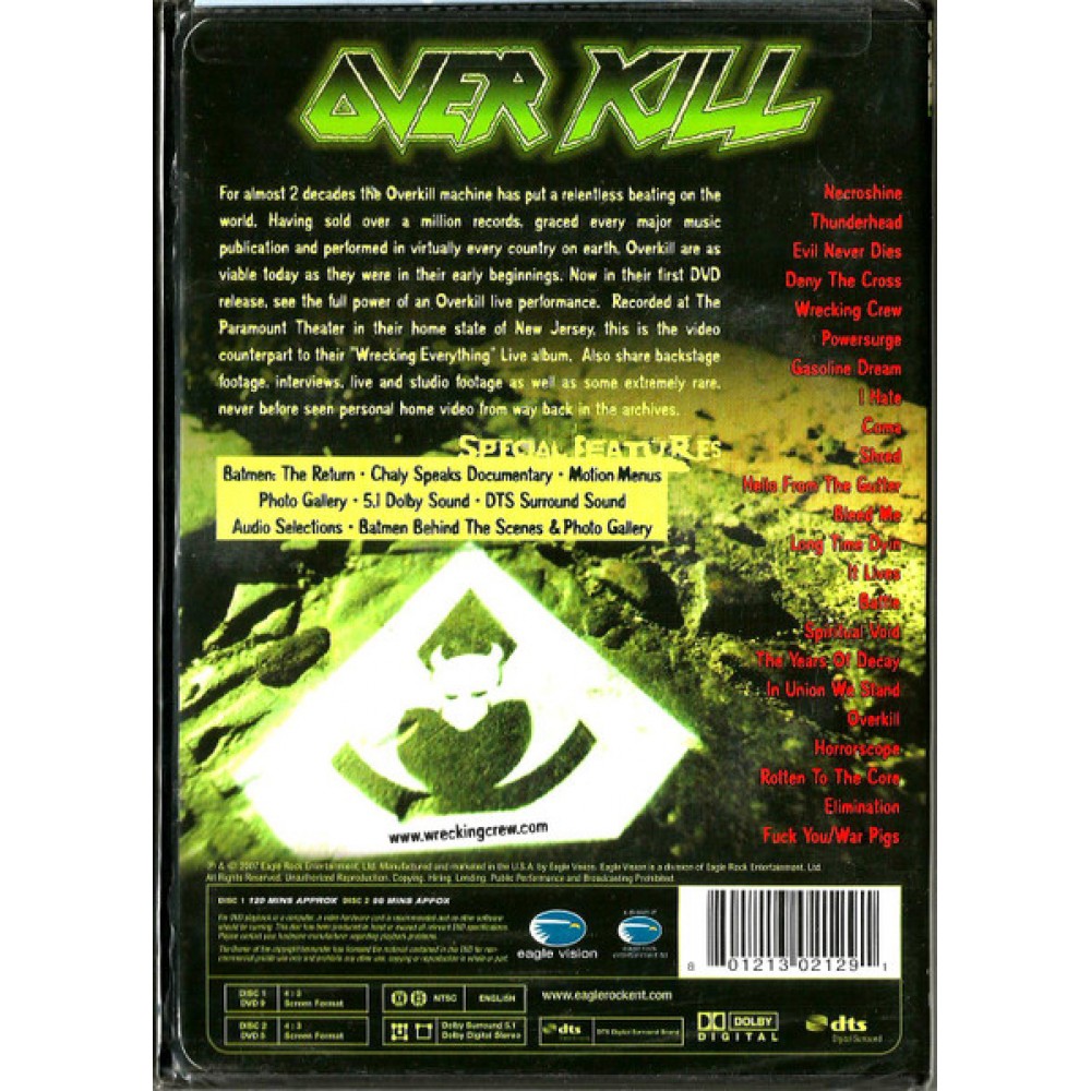 Overkill – Wrecking Everything: An Evening In Asbury Park