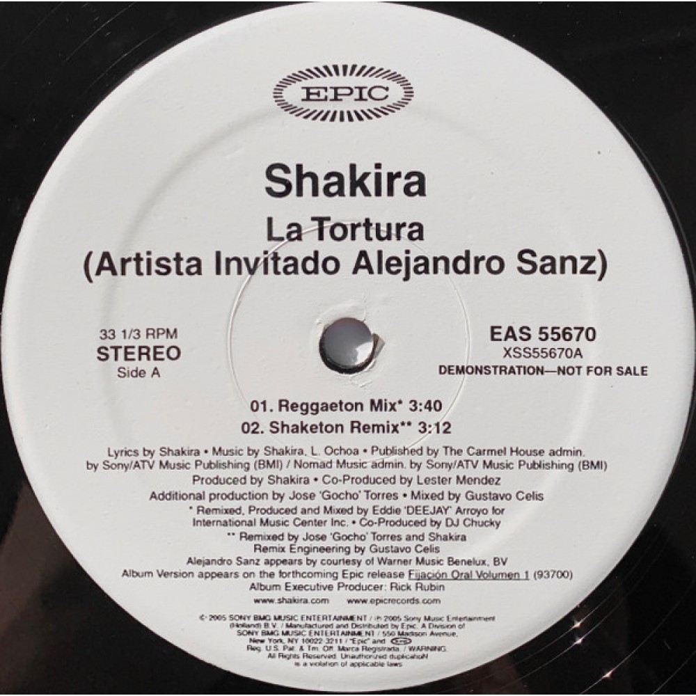 Shakira Artista Invitado Alejandro Sanz – La Tortura