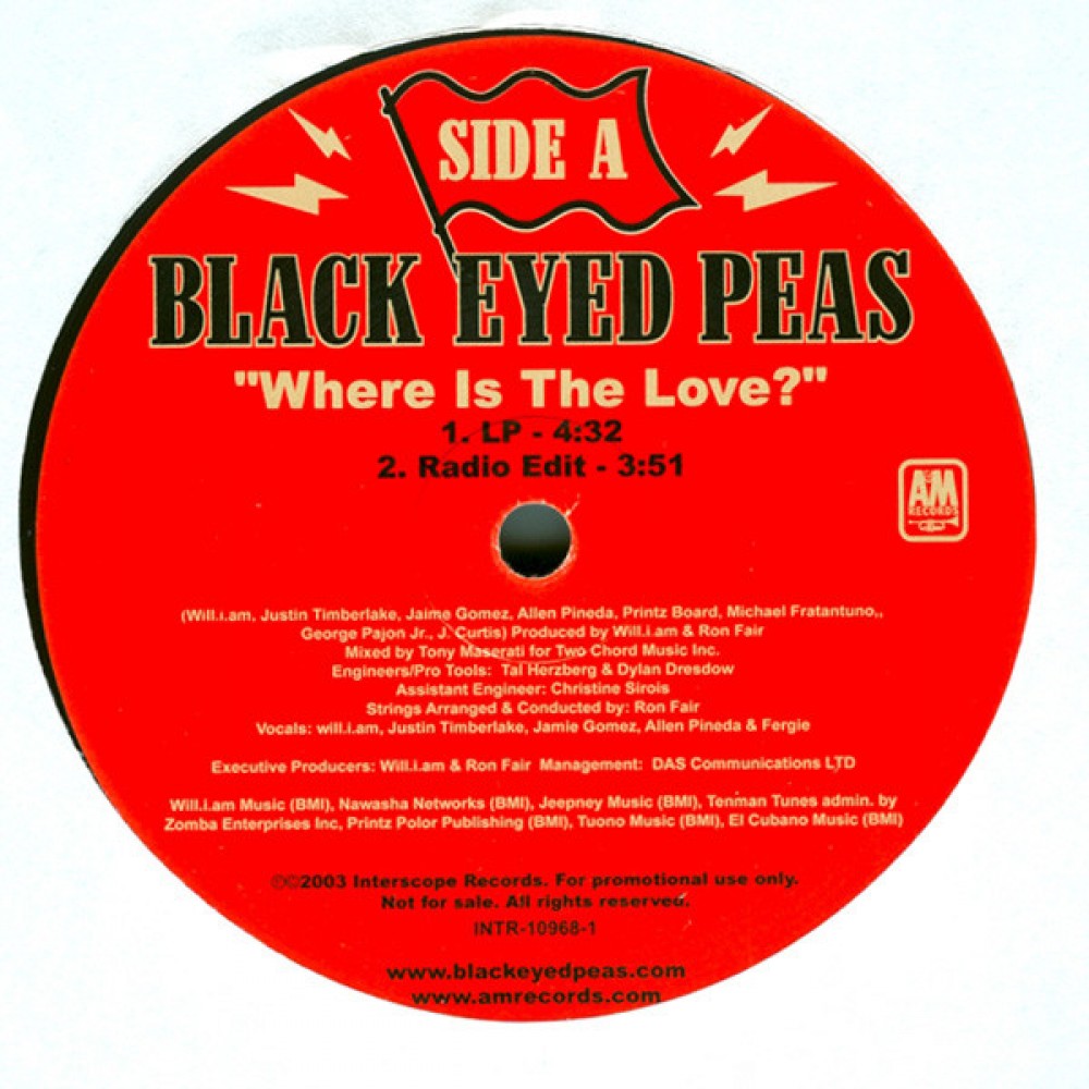 Black Eyed Peas – Where Is The Love?
