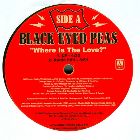 Black Eyed Peas – Where Is The Love?