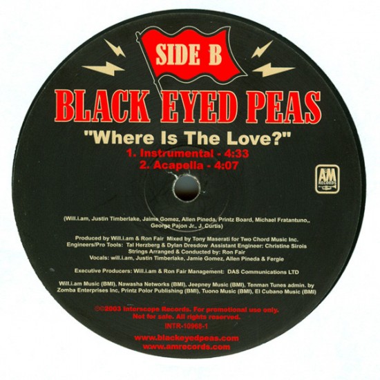 Black Eyed Peas – Where Is The Love?
